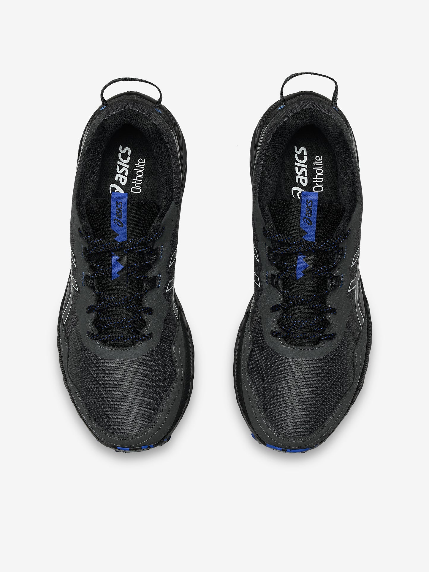 Asics Gel - Venture 10 Waterproof Trail Running Trainer - Black / Blue from DripModa