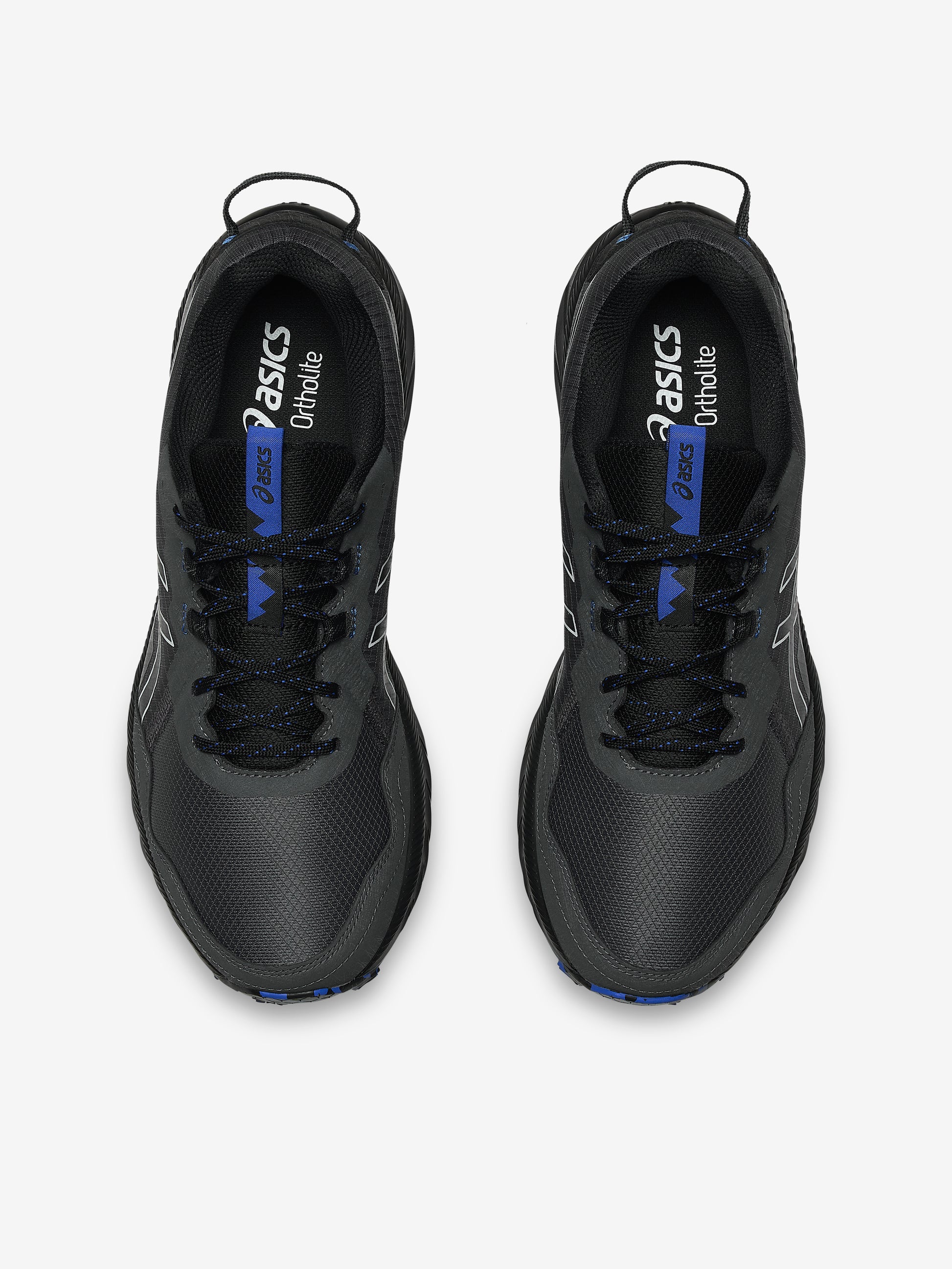Asics Gel - Venture 10 Waterproof Trail Running Trainer - Black / Blue from DripModa