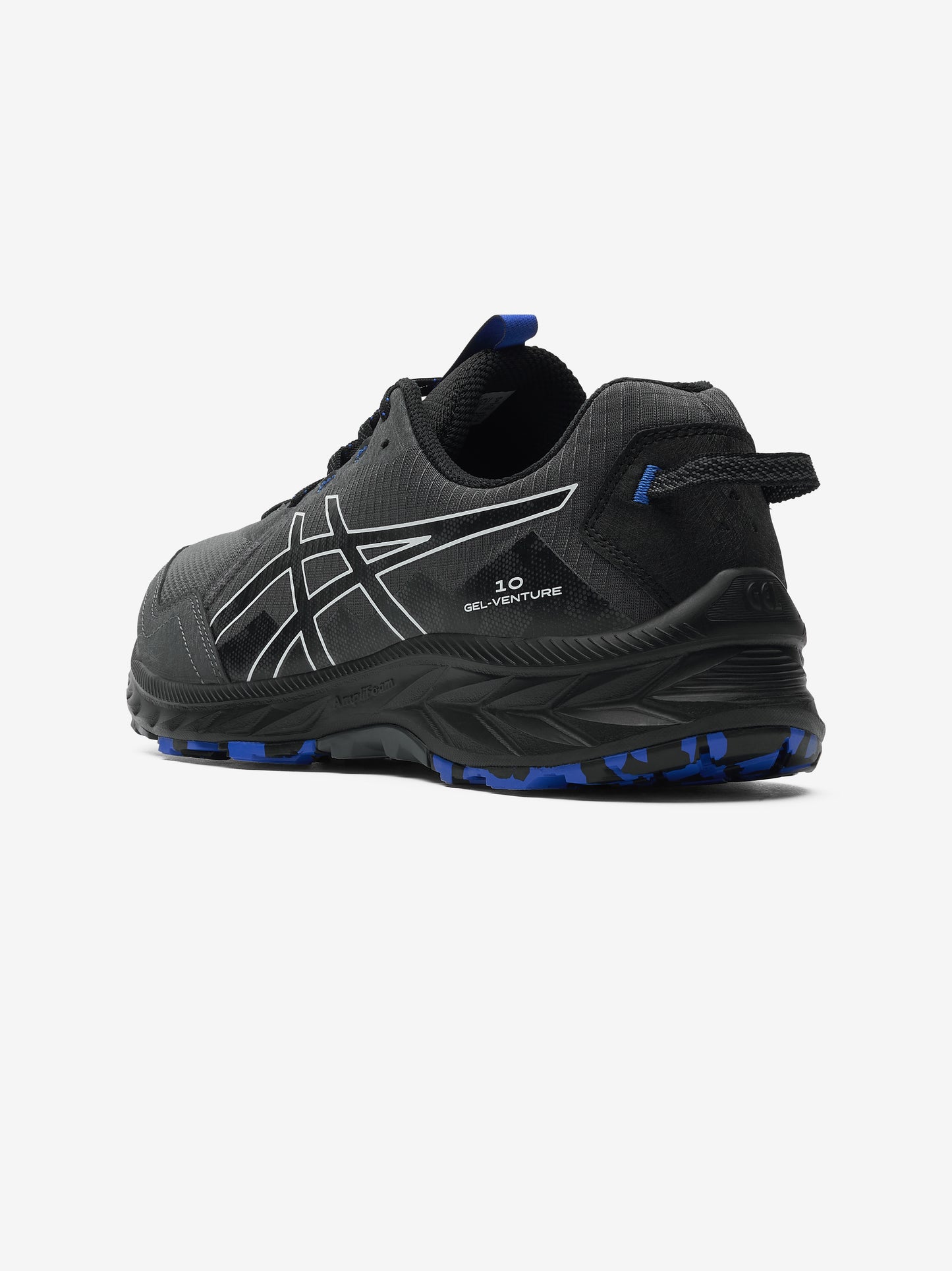 Asics Gel - Venture 10 Waterproof Trail Running Trainer - Black / Blue from DripModa