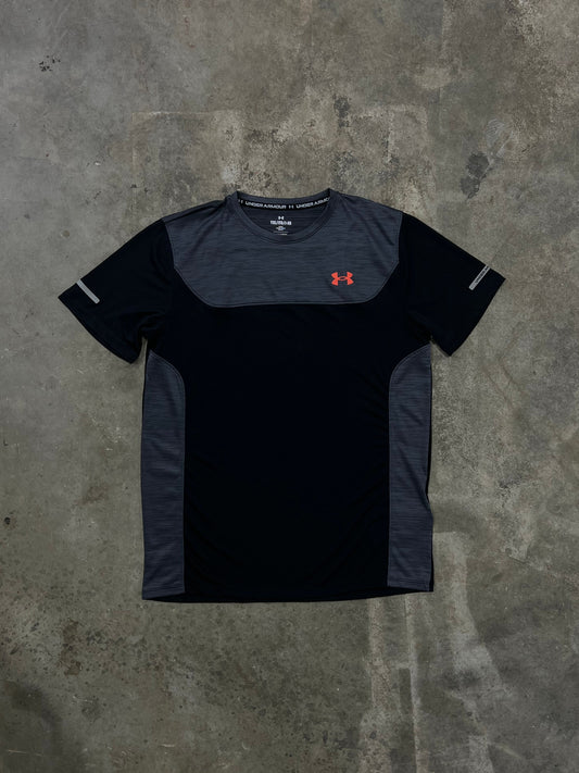 Under Armour Junior Tech Utility T Shirt - Black / Red from DripModa