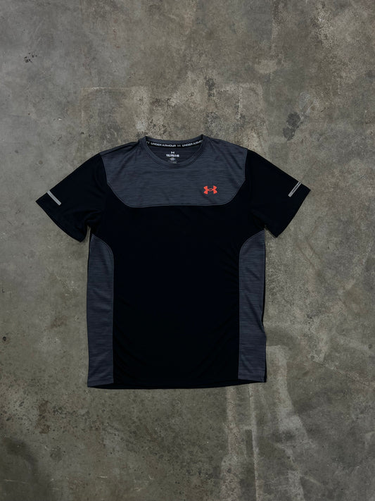 Under Armour Junior Tech Utility T Shirt - Black / Red