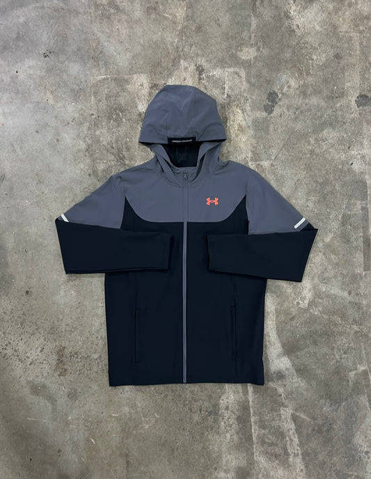 Under Armour Junior Utility Jacket - Black / Red from DripModa