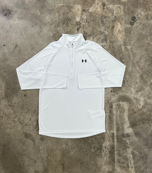 Under Armour Textured Quarter Zip - Distant Grey