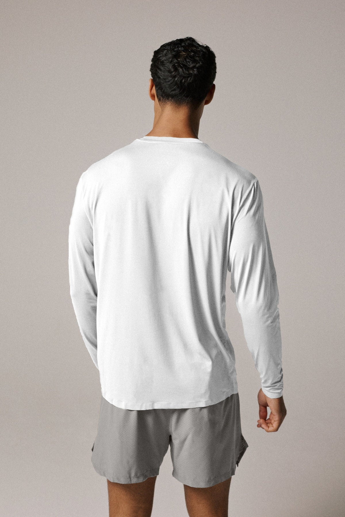 Condition White Aero Long Sleeve Set - T Shirt / Short