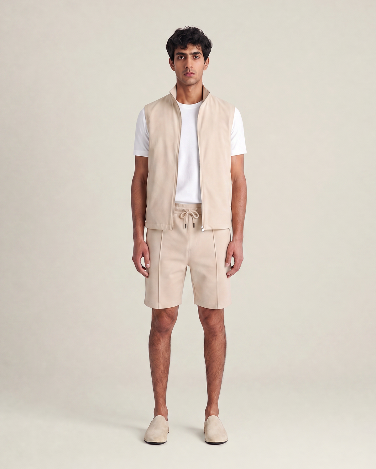 Peckham Rye Peyote Zip Vest Set - Vest / T Shirt / Short