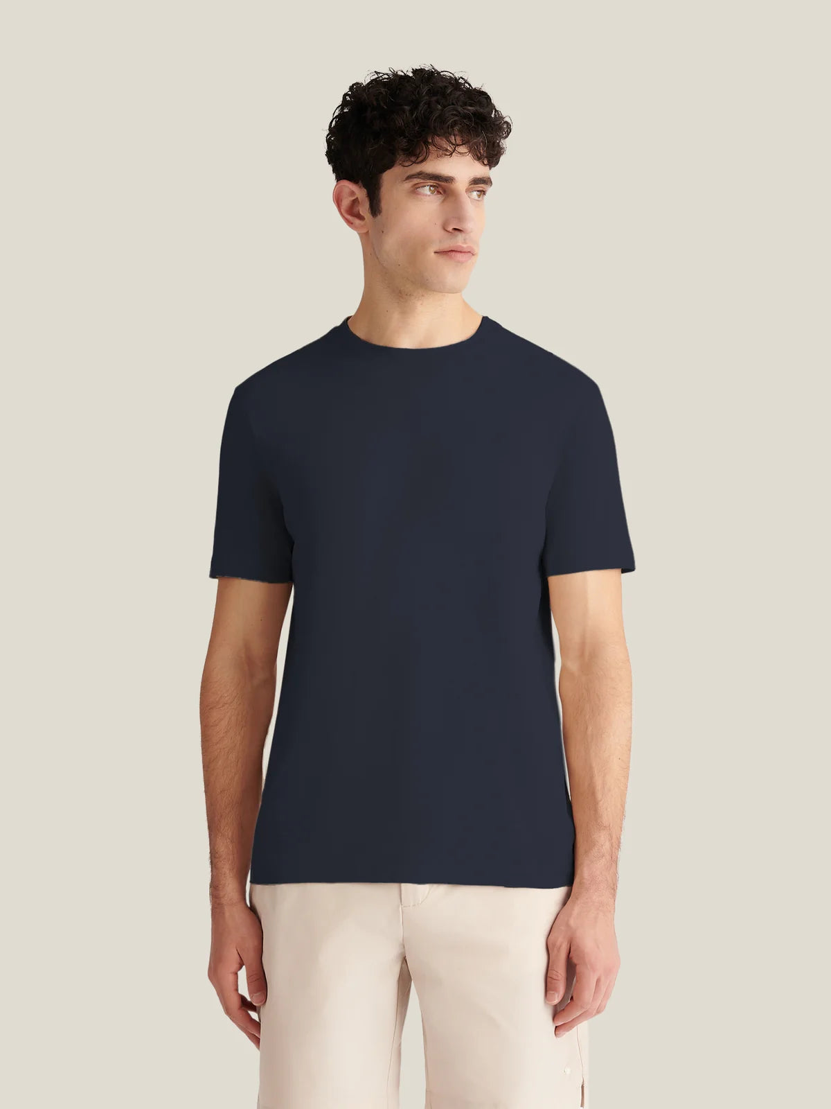 Peckham Rye Slub T Shirt - Dark Sapphire Navy