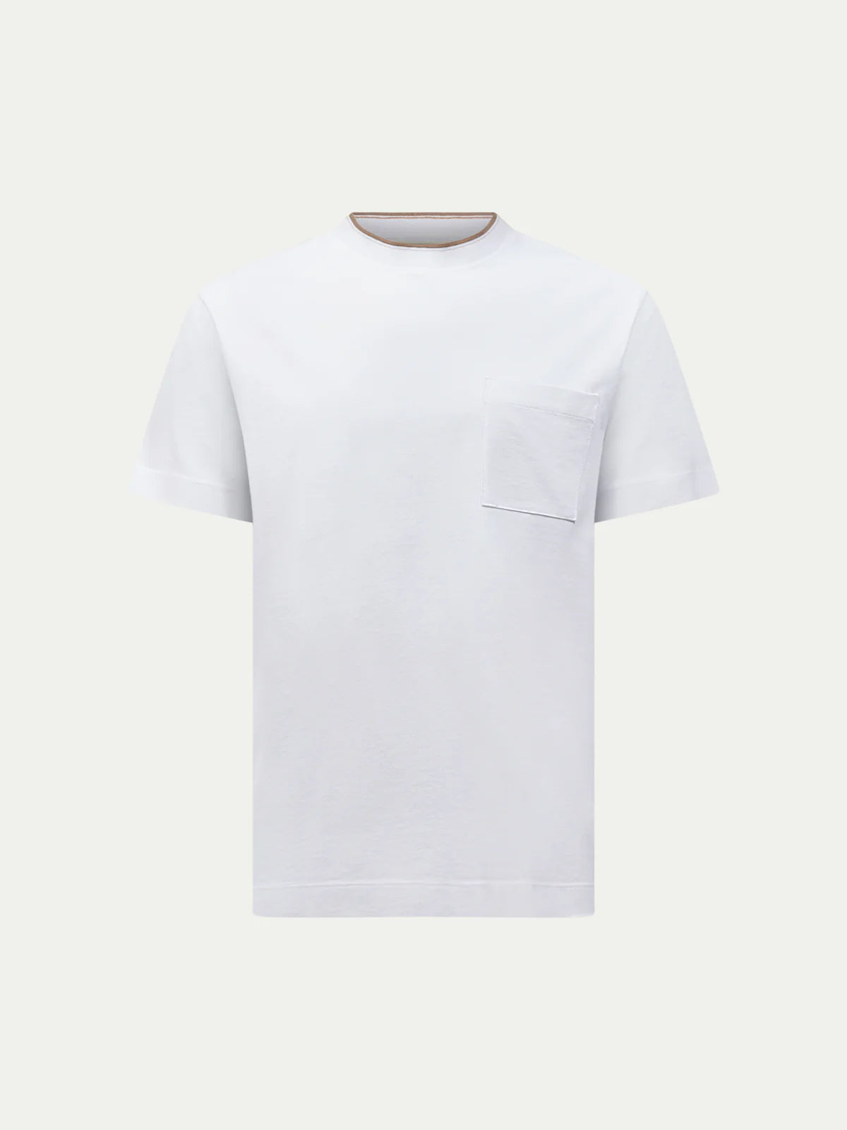 Peckham Rye Piquet Pocket T Shirt - Bright White