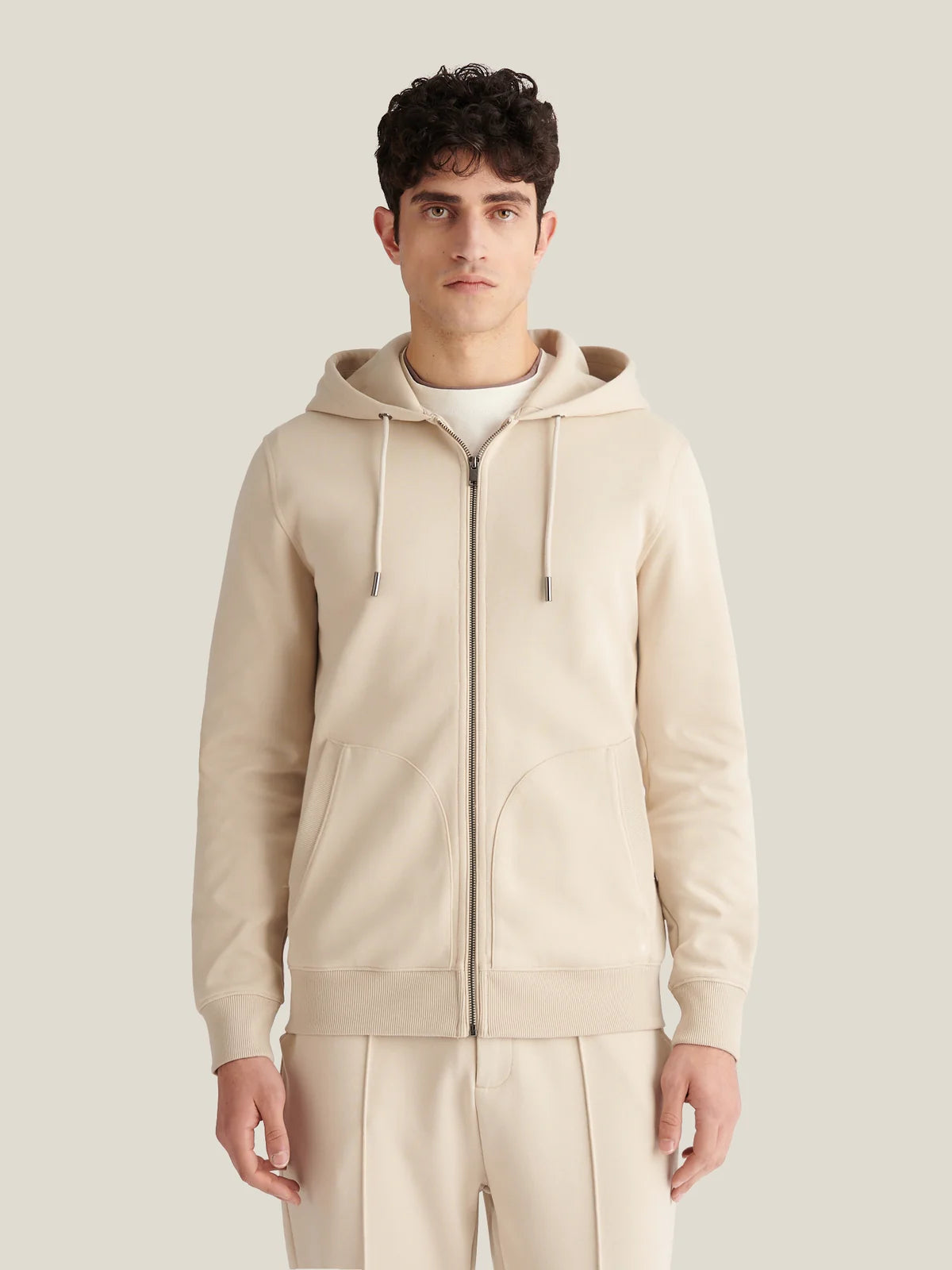 Peckham Rye Interlock Hooded Jacket - Peyote