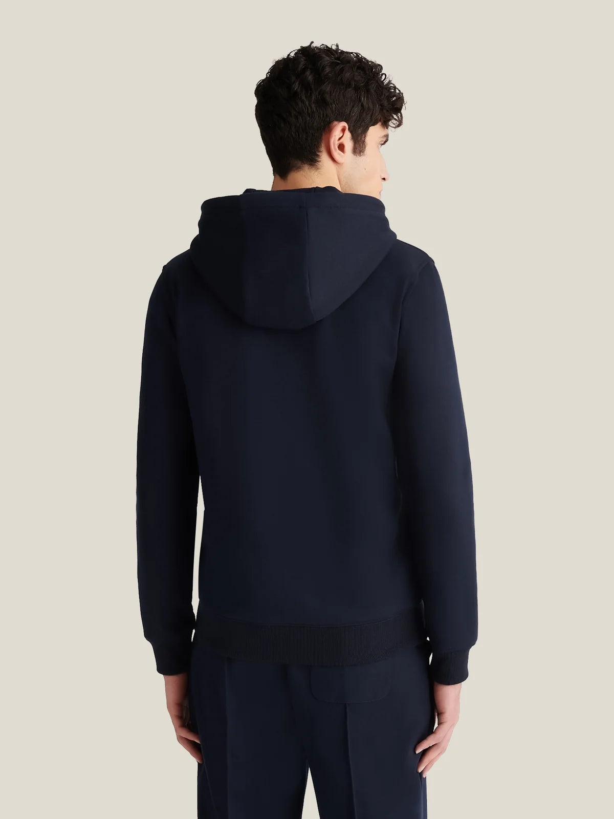 Peckham Rye Interlock Hooded Jacket - Navy
