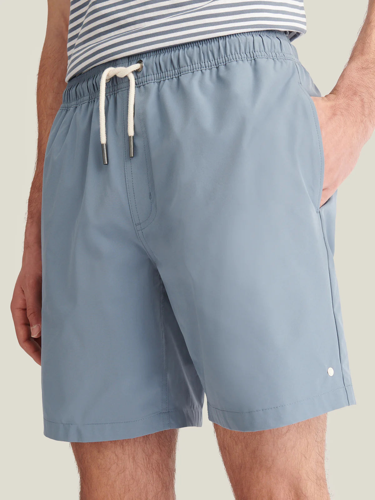 Peckham Rye Drawstring Swim Short - Blue Mirage
