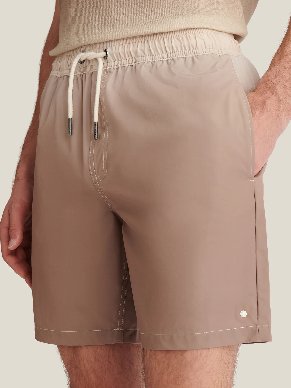 Peckham Rye Gradient Print Drawstring Swim Short - Caribou