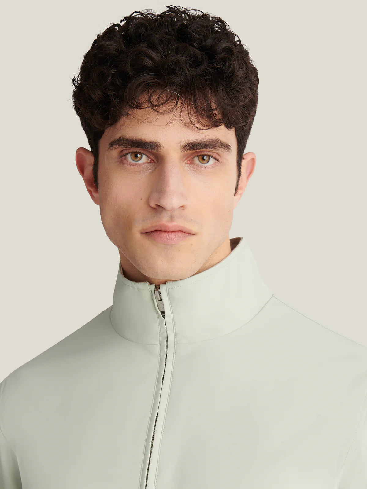 Peckham Rye Zip Jacket - Aqua Grey