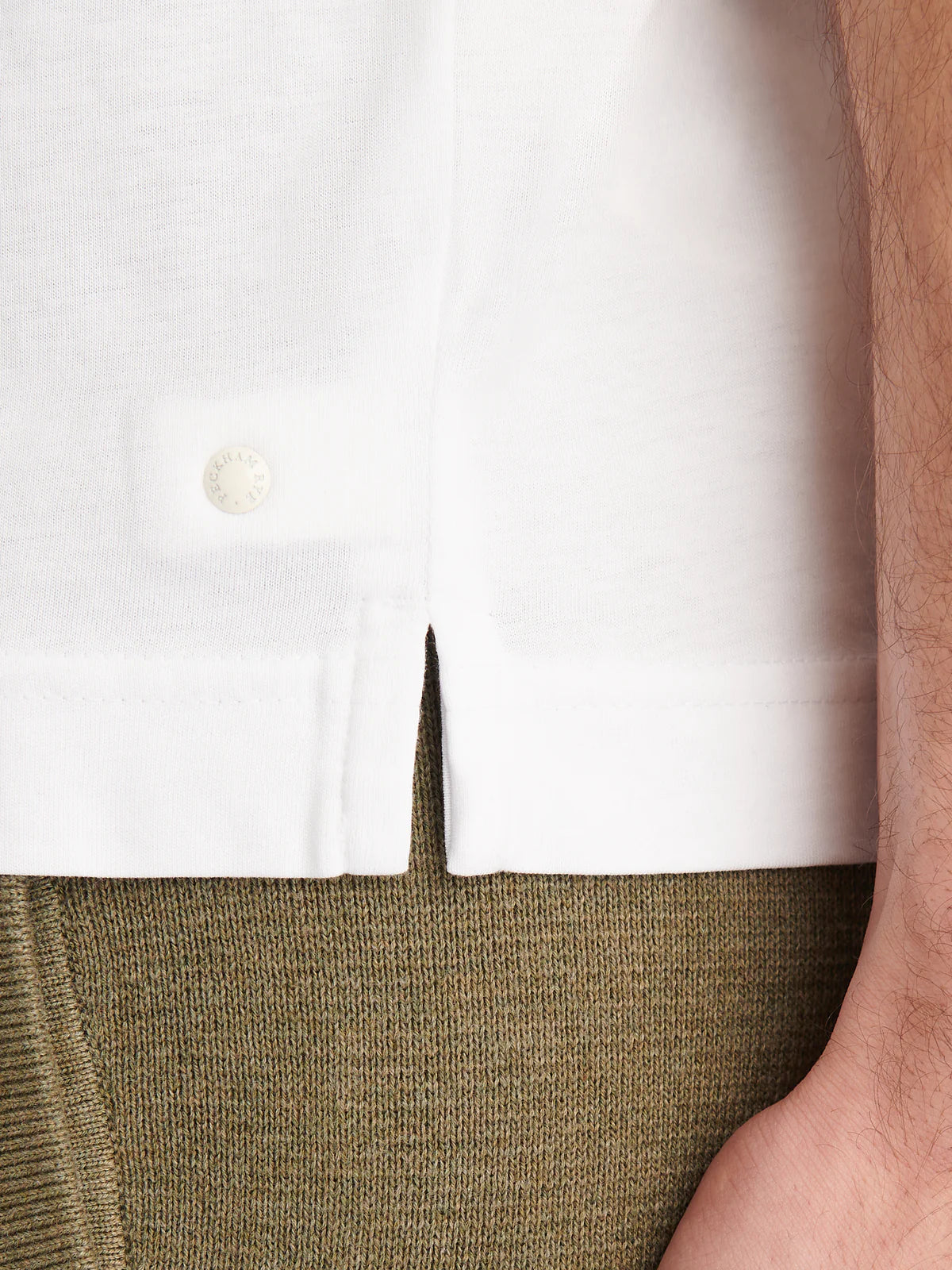 Peckham Rye Mercerised T Shirt - White