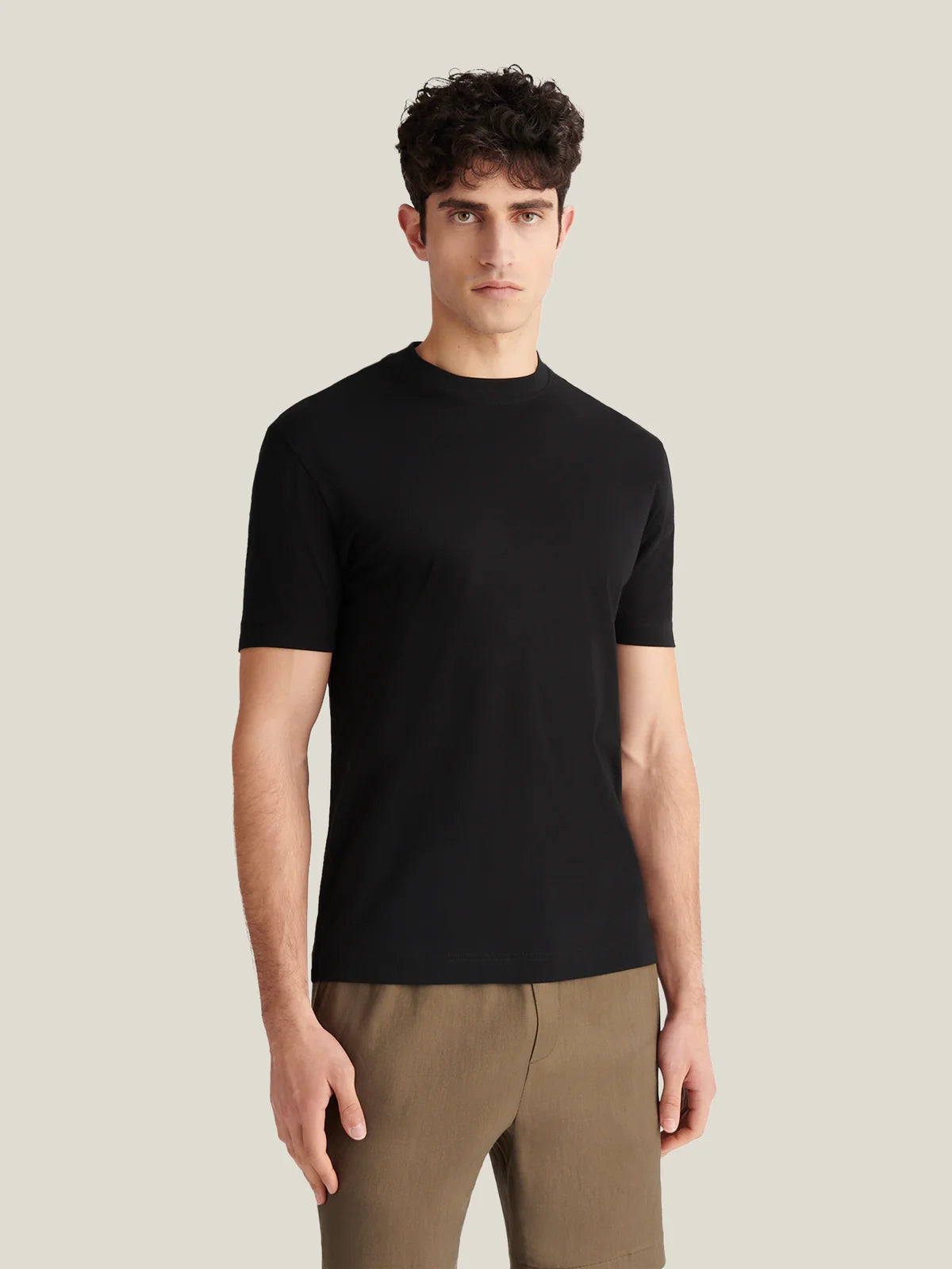 Peckham Rye Mercerised T Shirt - Black