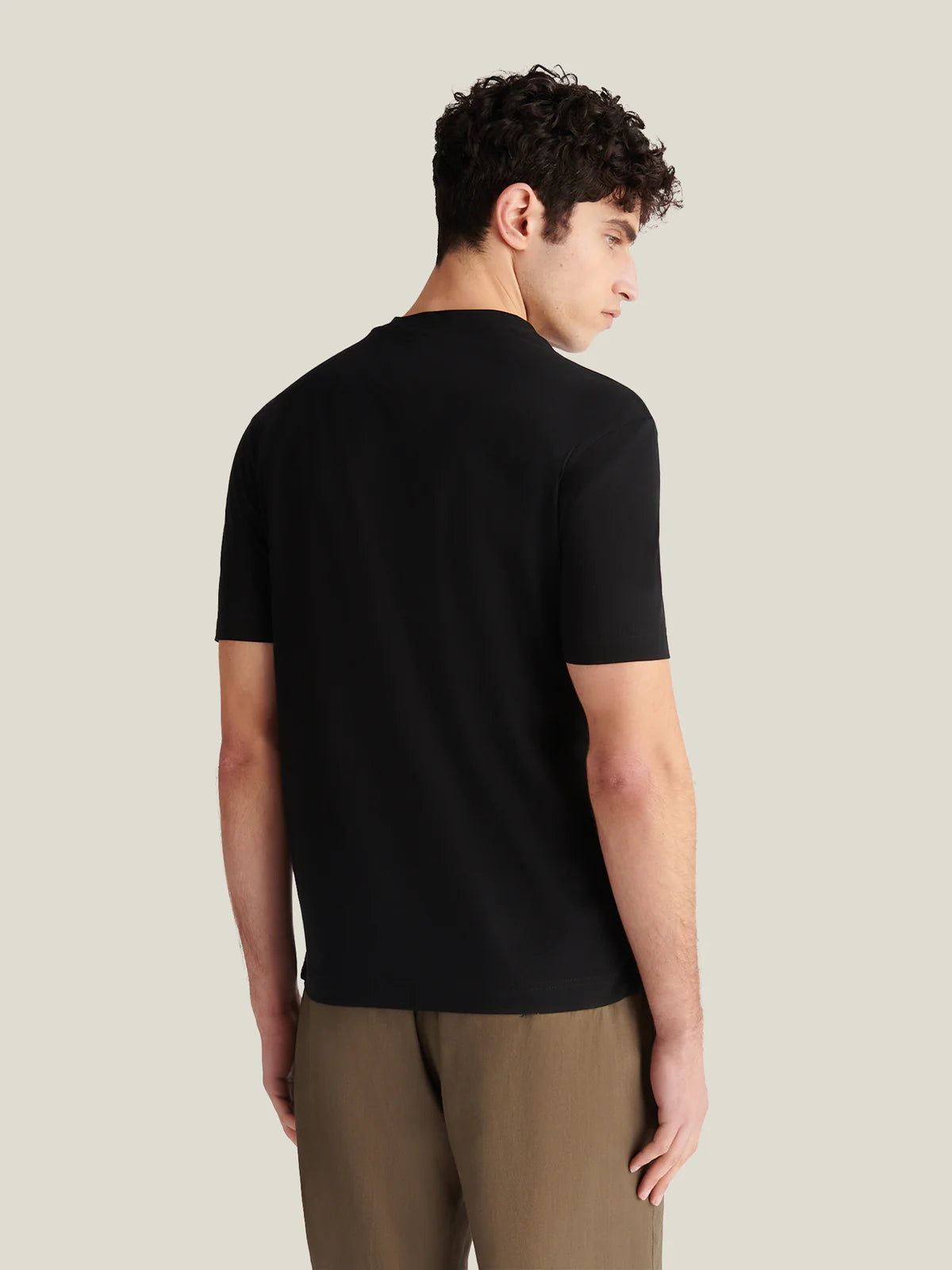 Peckham Rye Mercerised T Shirt - Black