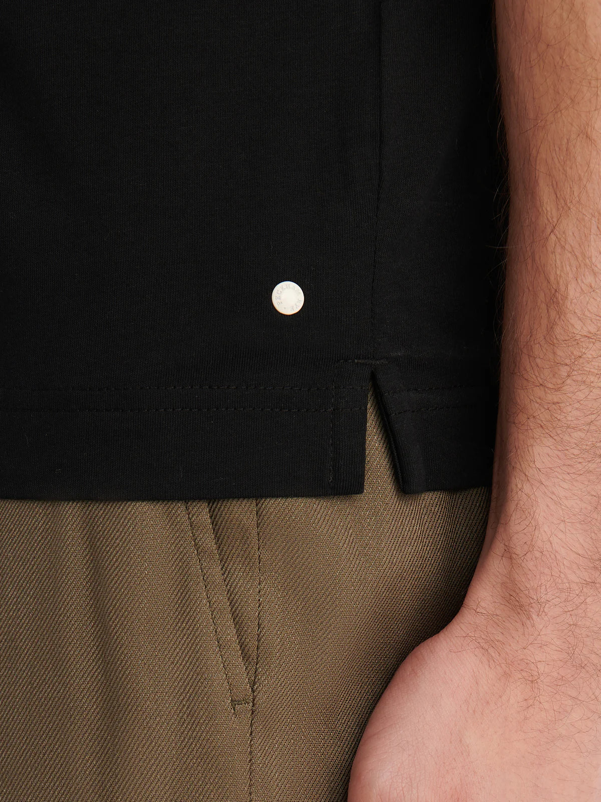 Peckham Rye Mercerised T Shirt - Black