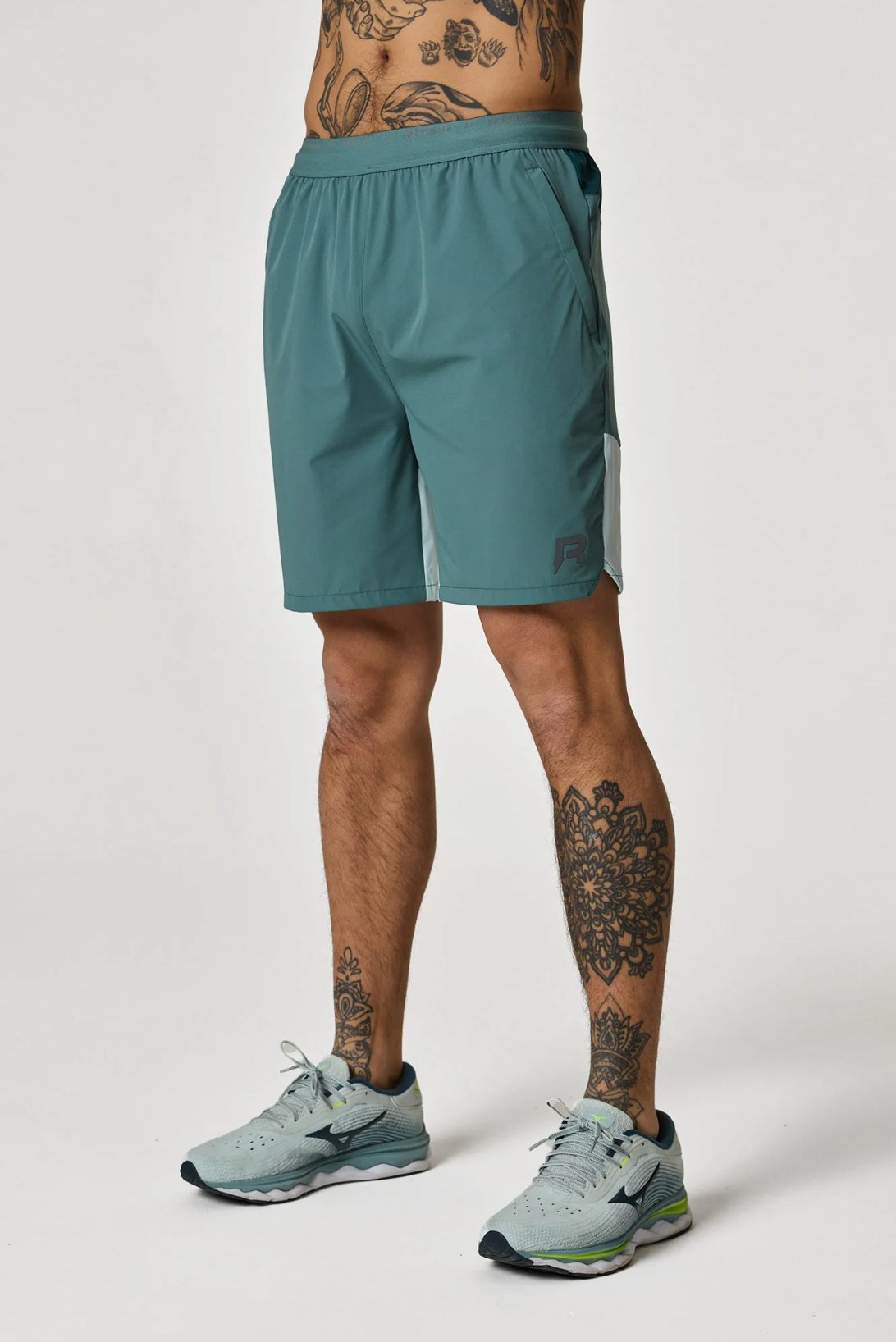 Reprimo Flight Short - Forest Green / Mint
