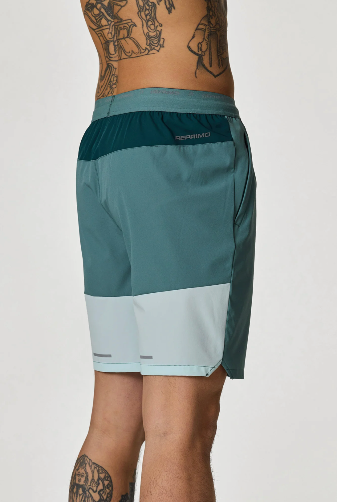 Reprimo Flight Short - Forest Green / Mint