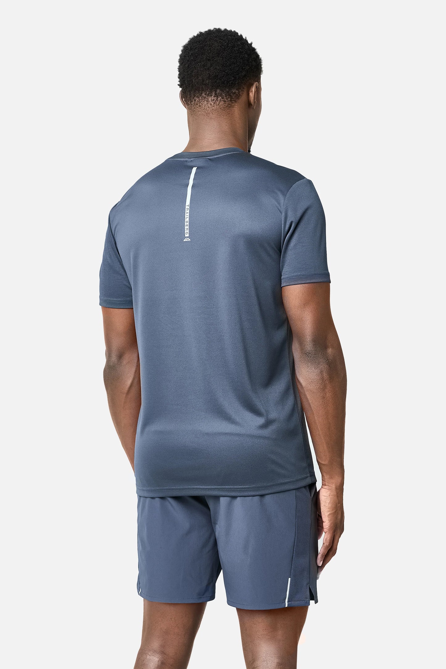 Trailberg Blur T Shirt - Storm Blue from DripModa