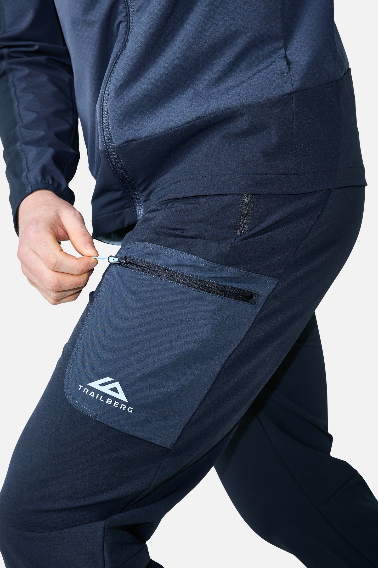 Trailberg Deep Ocean Caldera Gridded Fleece Tracksuit - jacket / Pant
