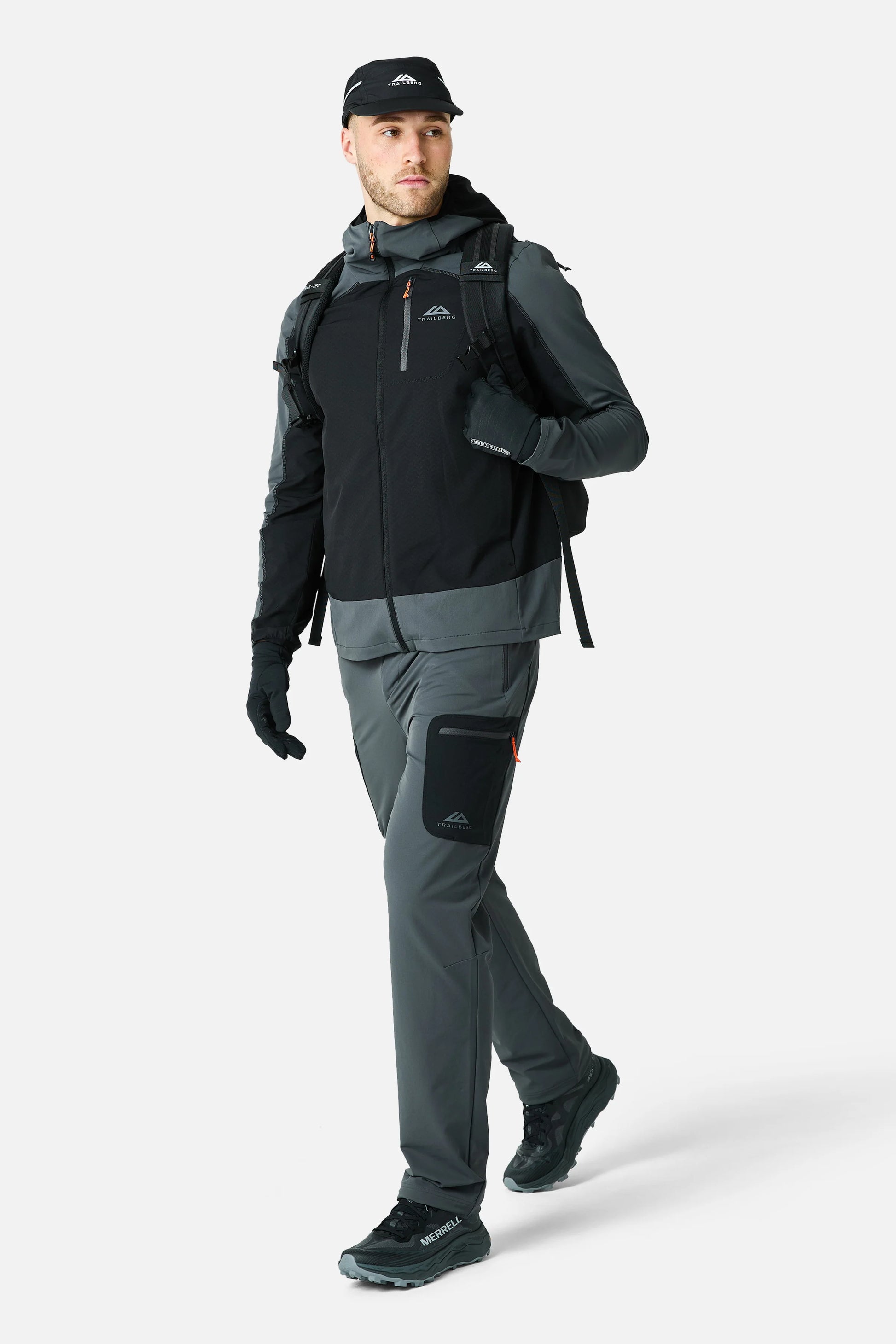 Trailberg Volcano Caldera Gridded Fleece Tracksuit - Jacket / Pant from DripModa