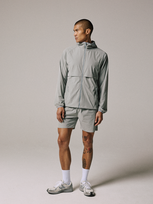 Condition Everyday Mid Grey 3 Piece Set - Windbreaker / T Shirt / Short