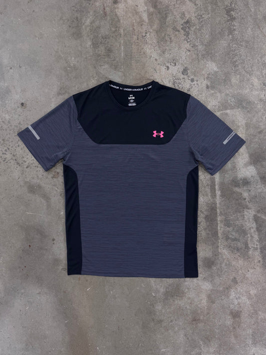 Under Armour Tech Utility T Shirt - Black / Pink