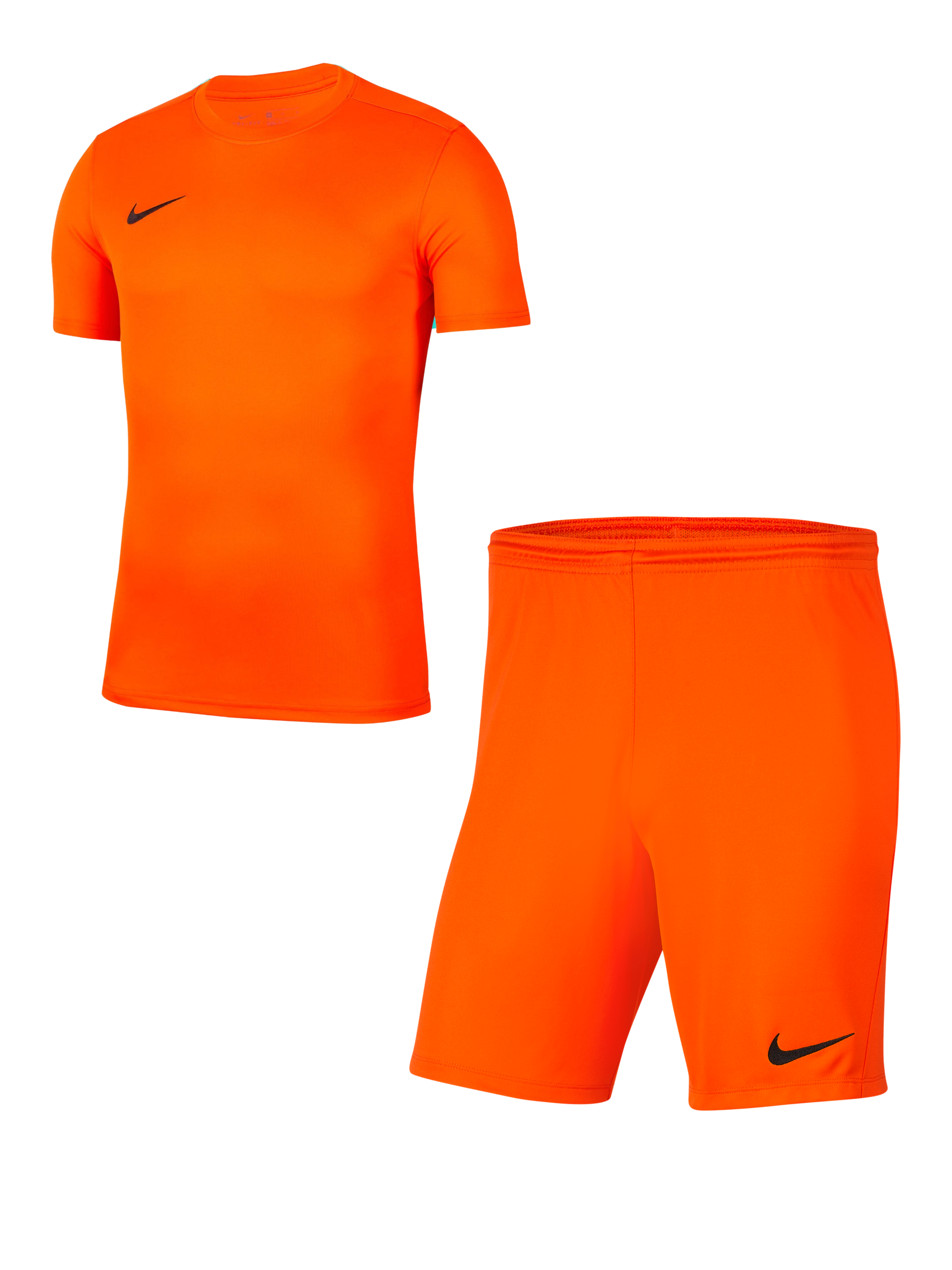 Nike Dri- Fit T-shirt/ Shorts Set Orange – StockUK